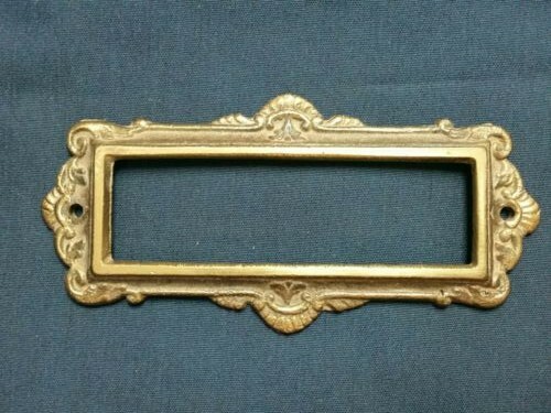 Decorative Brass Doorbell Frame