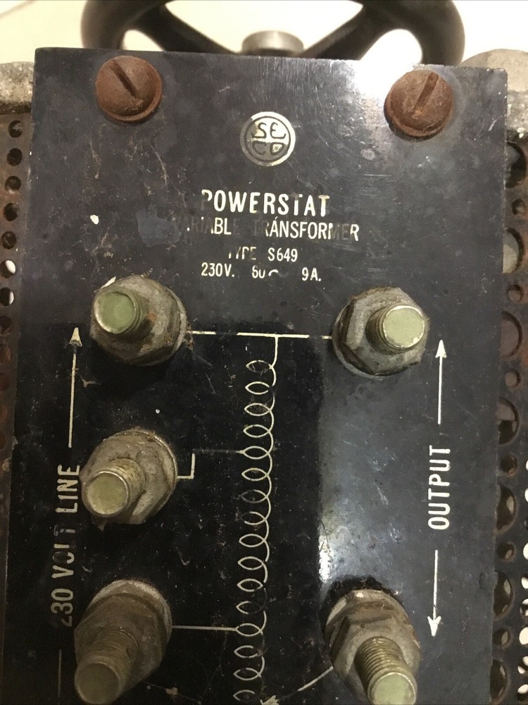 Superior Electronics Powerstat Variable Transformer Type S649 230V 9 AMP