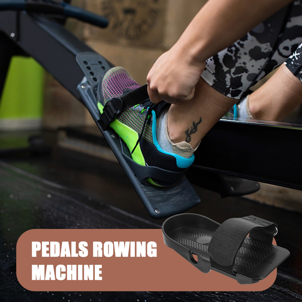 1 Pair Exercise Rowing Machine Pedals Parts Rowing Machine Pedals Pedals