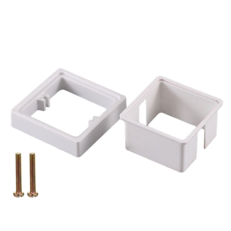 Single Gang Electric Box Extender with Screws Single Socket Spacer Easy to Use