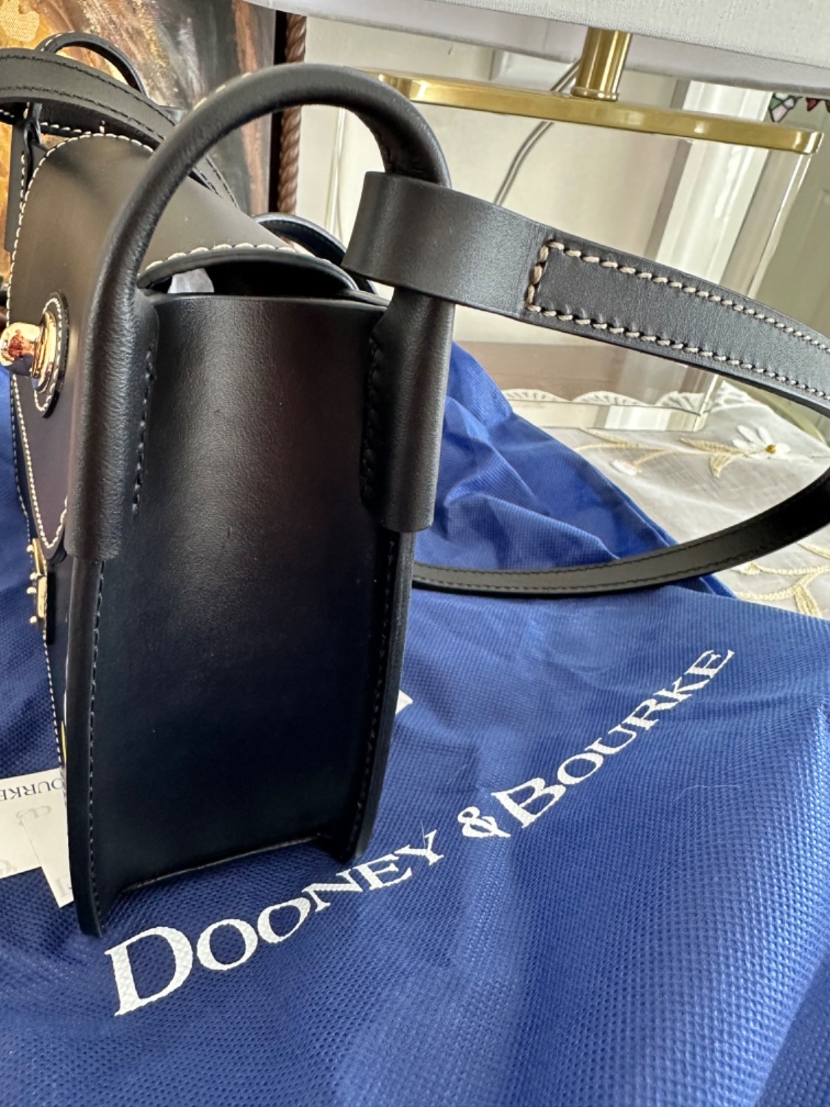 DISNEY PARKS DOONEY & BOURKE MICKEY MOUSE PINKY CROSSBODY BLACK NWT