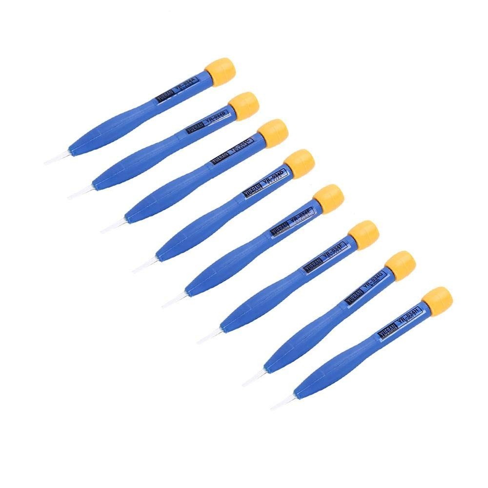 Slotted Ceramic Alignment Screwdriver Tool Set, Blue