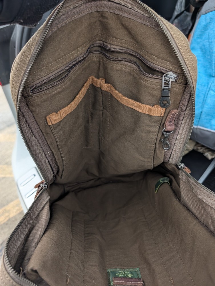 TSD Brand Ridge Valley Canvas Backpack