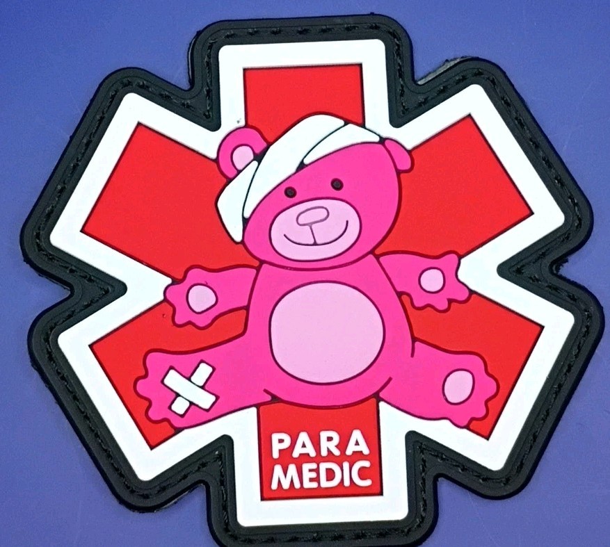 "Medic Bear" PVC Tactical Patch - Glow-in-the-Dark!