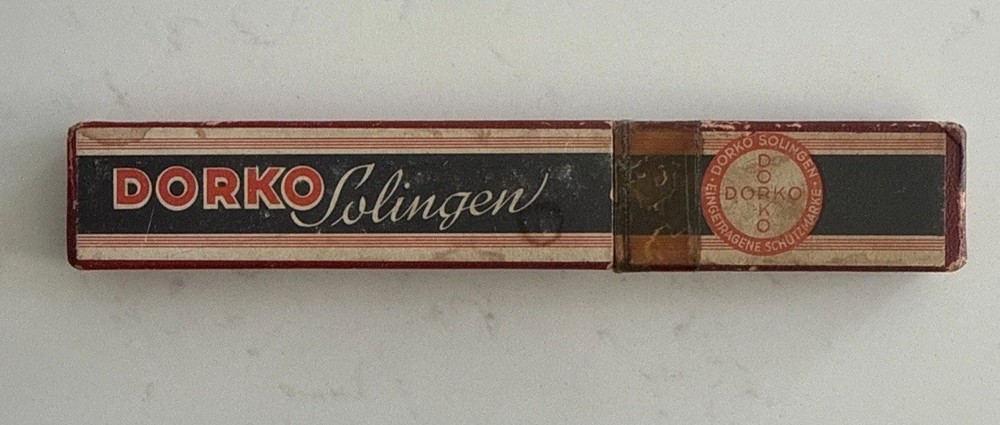 DORKO Solingen Straight Razor Made in Germany EMPTY BOX