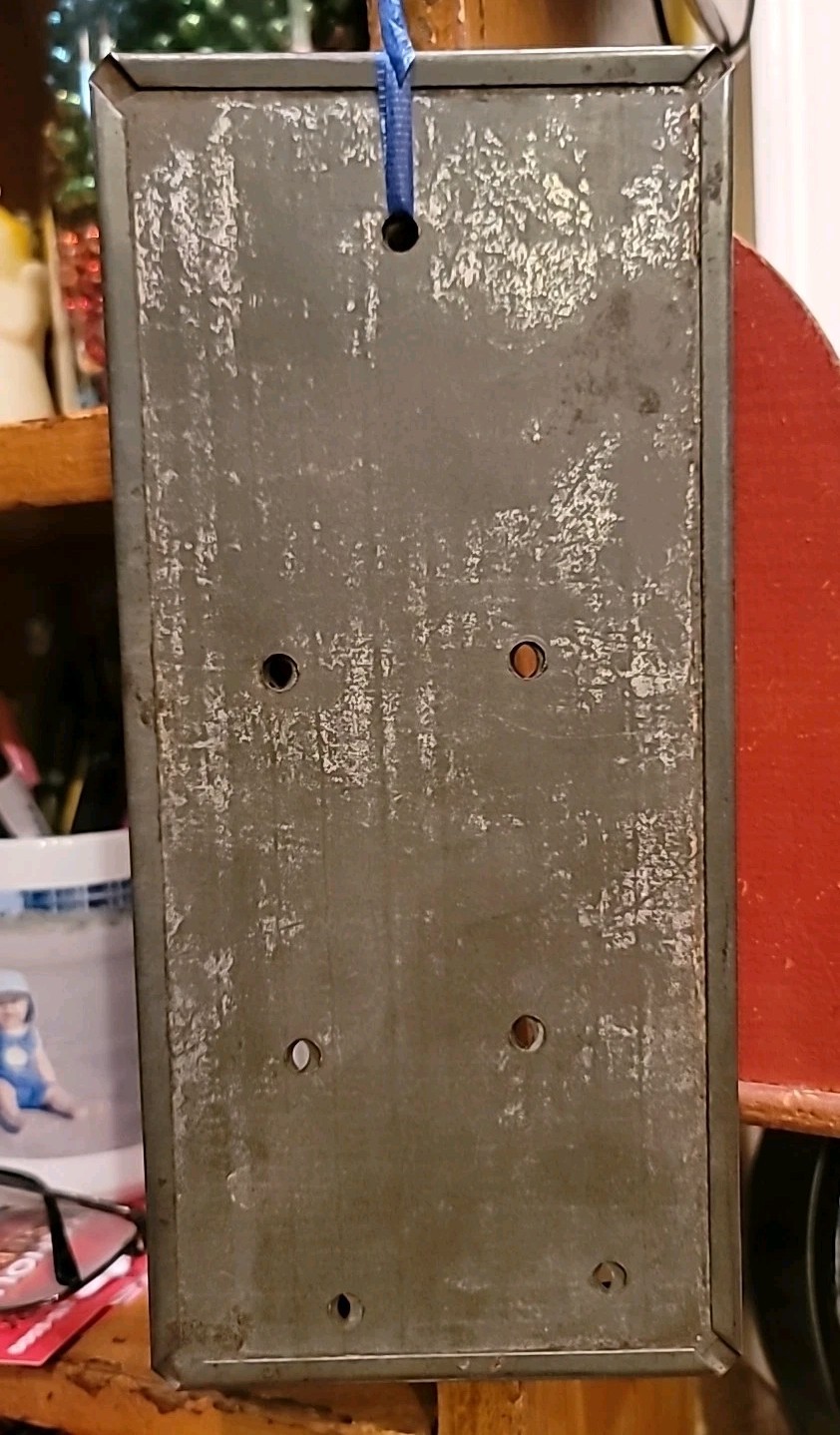 Antique Cookie Cutter Amish Man RARE Tin Handmade Pennsylvania LARGE 9 1/2×4 1/2