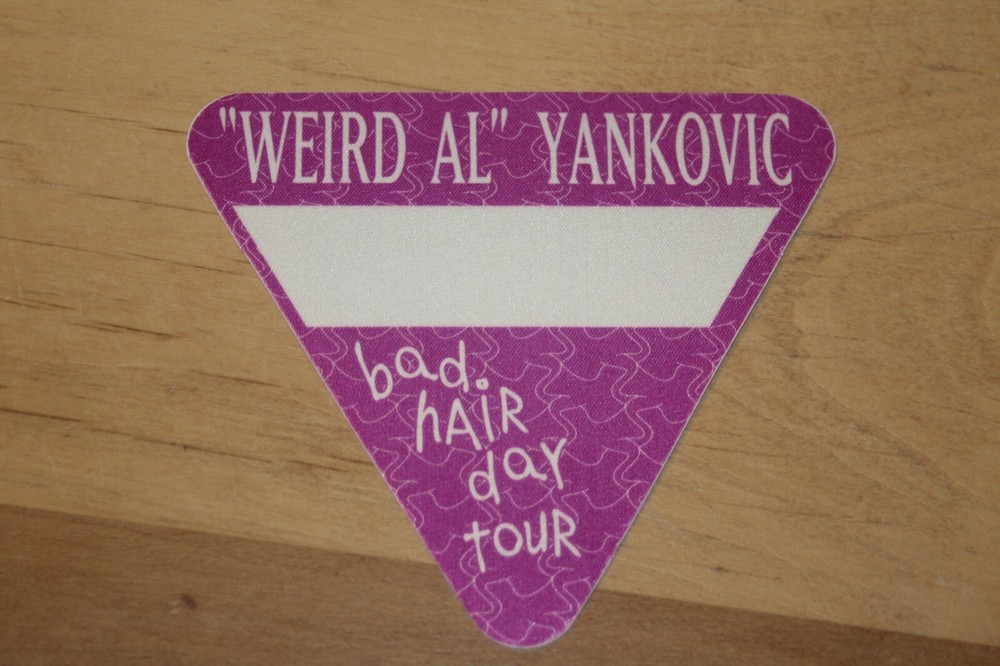 Weird Al Yankovic - Backstage Pass - Unused -  Free Postage Lot # 4