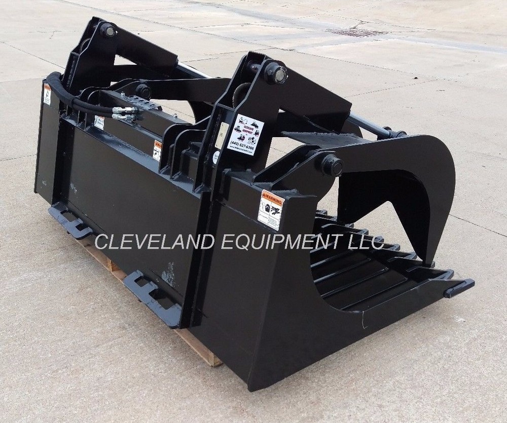 72" EXTREME-DUTY SKELETON ROCK GRAPPLE ATTACHMENT John Deere Skid-Steer Loader