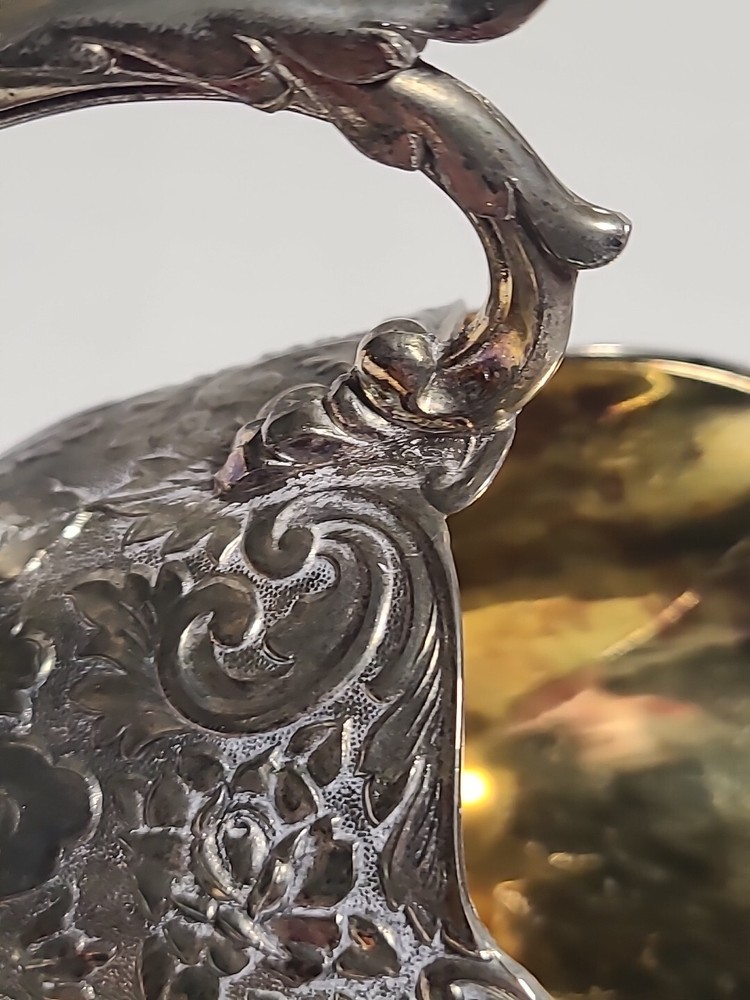 Vintage Sugar Scuttle E.P.ZINC Silverplate Alloy Japan