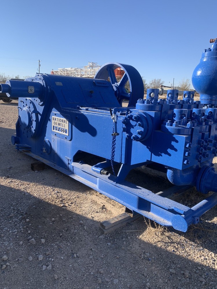 national 9p100 triplex mud pump