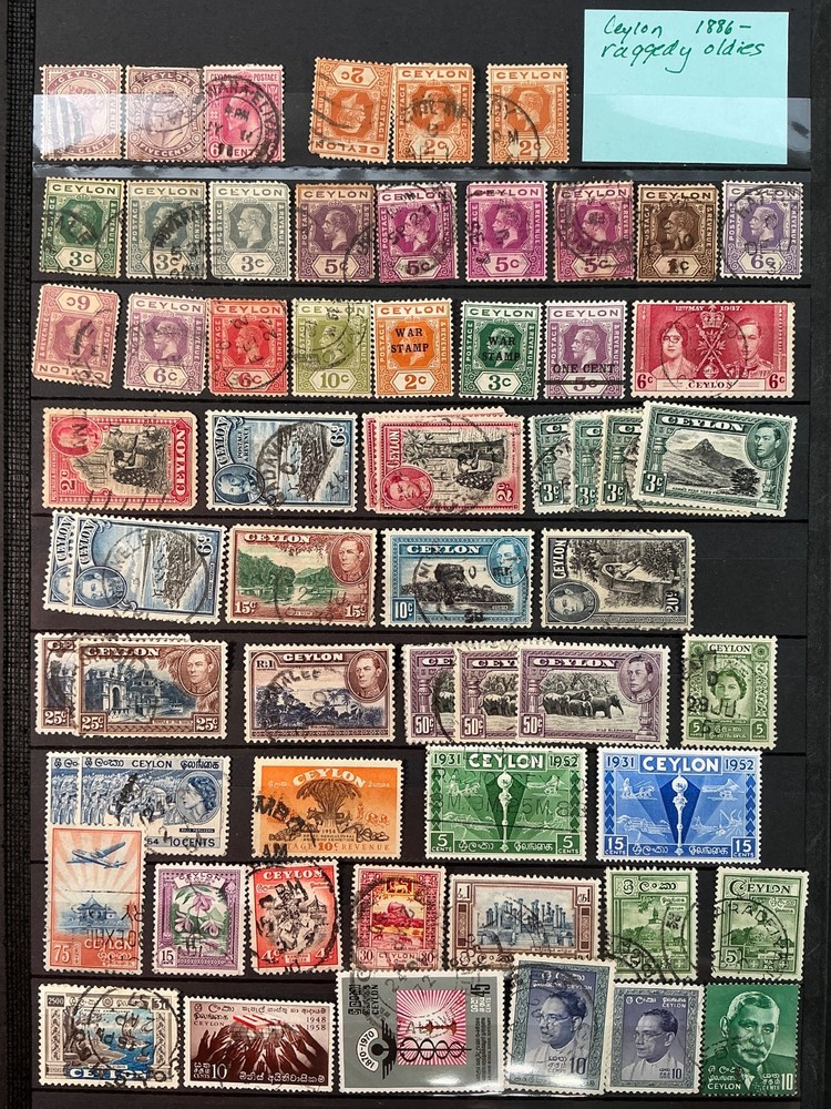 CEYLON oldies used / mint mix from Big Box - Please read description