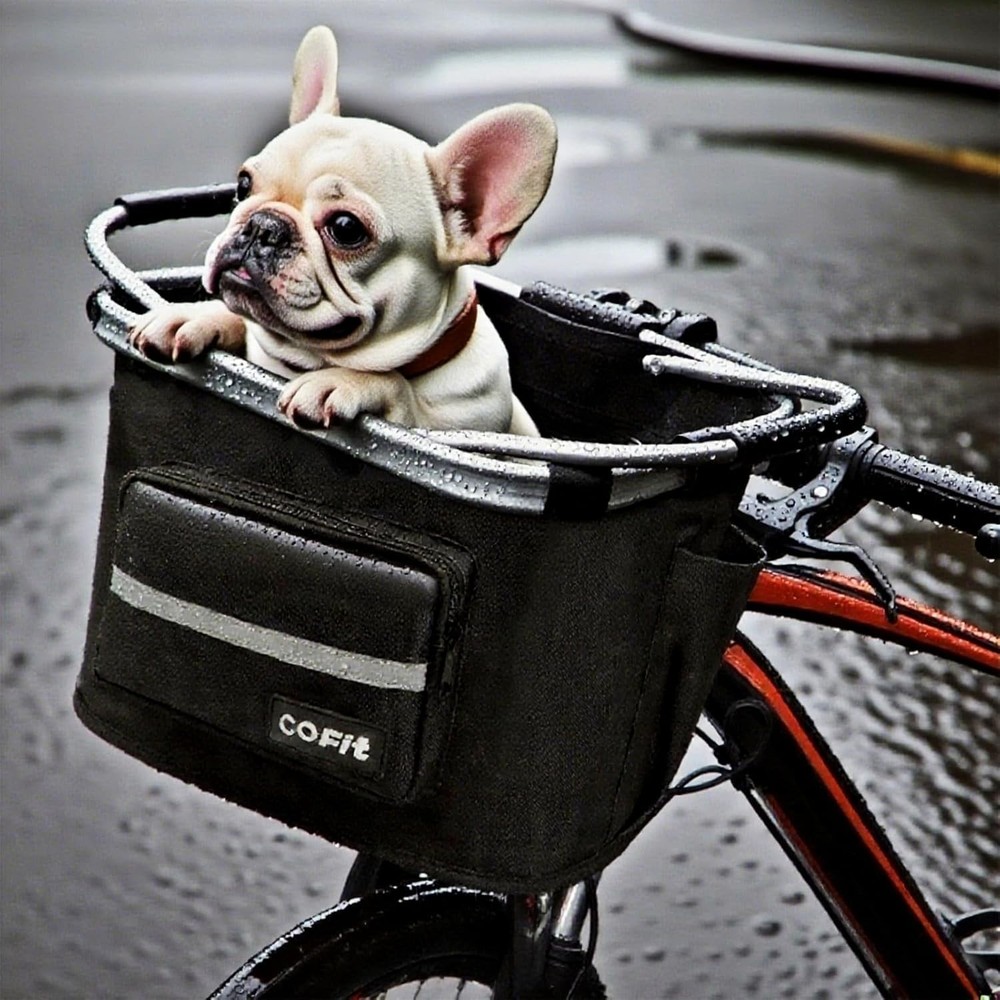 Aluminum Frame Bike Basket for Commuting-