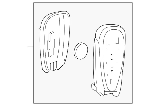 Genuine GM Keyless Entry Transmitter 13547793