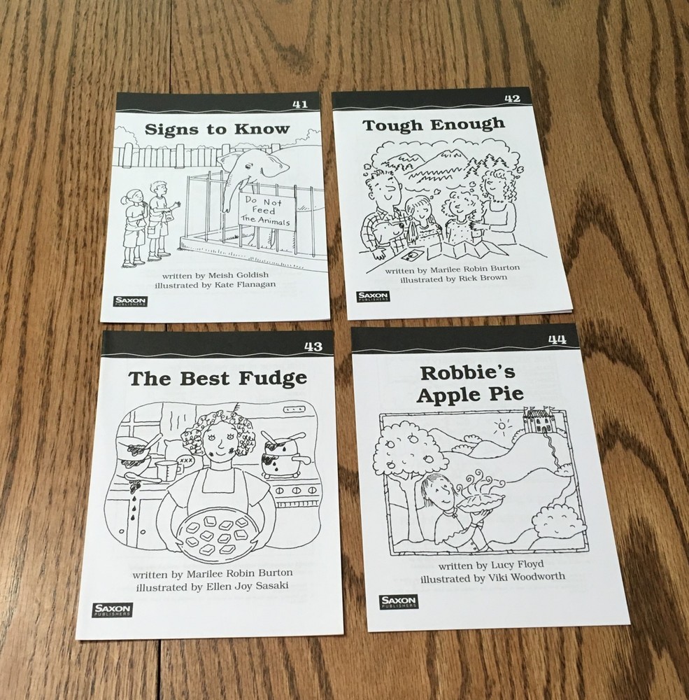 SAXON PHONICS & SPELLING 1ST GRADE DECODABLE TAKE HOME READERS 1 - 52