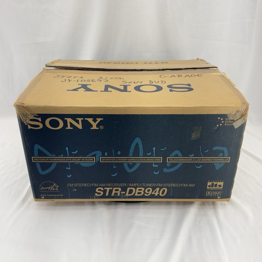 Sony STR-DB940 FM AM Receiver Remote Manuals Original Box Bundle