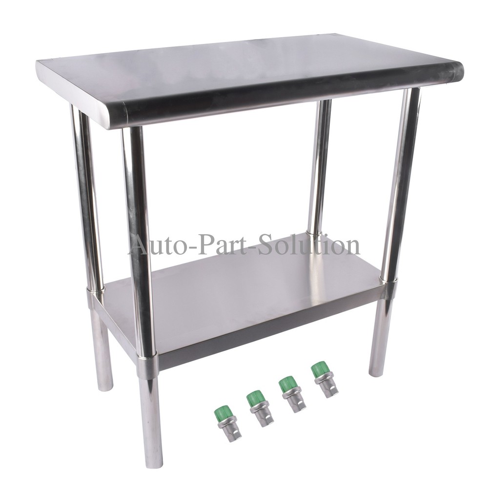 Stainless Steel Table Commercial Kitchen Work Table Prep Table, Silver