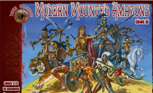 Alliance 72026 Modern Mounted Amazons, Set 1 1/72 scale