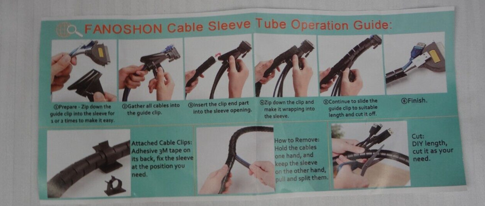 CABLE SLEEVE TUBE ORGANIZER
