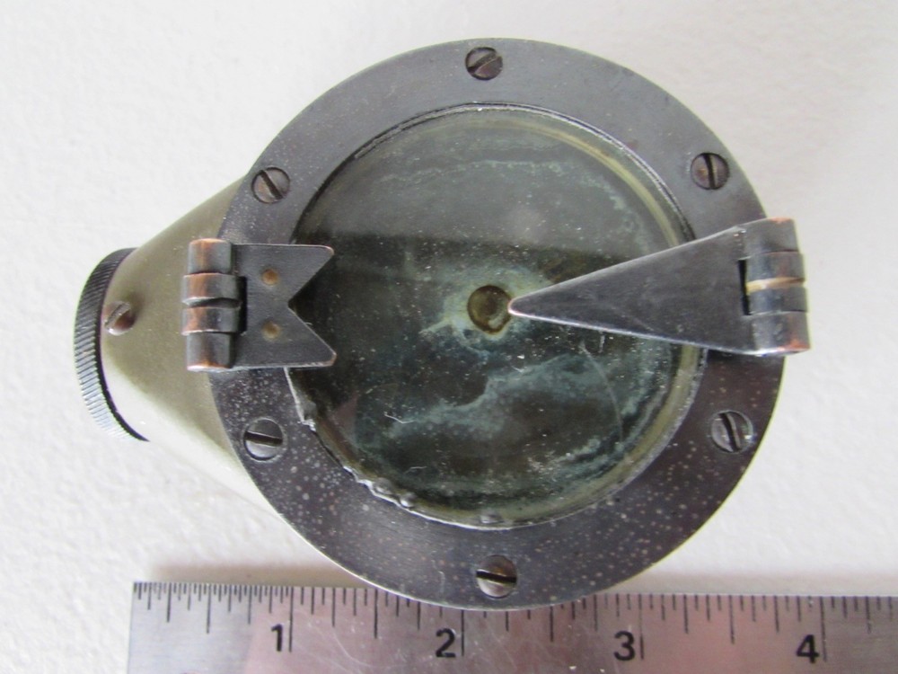Vintage RARE Marching Compass MarkVII Model E U.S.E.D Sperrygyroscope Co NY