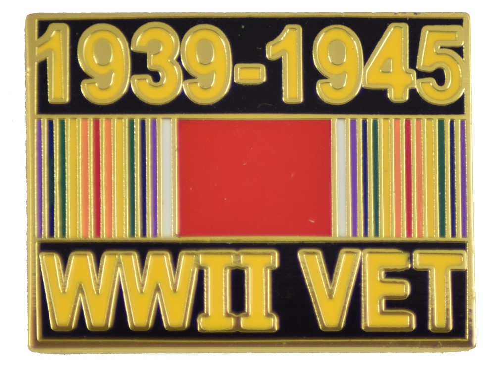 World War II Ribbons Pin