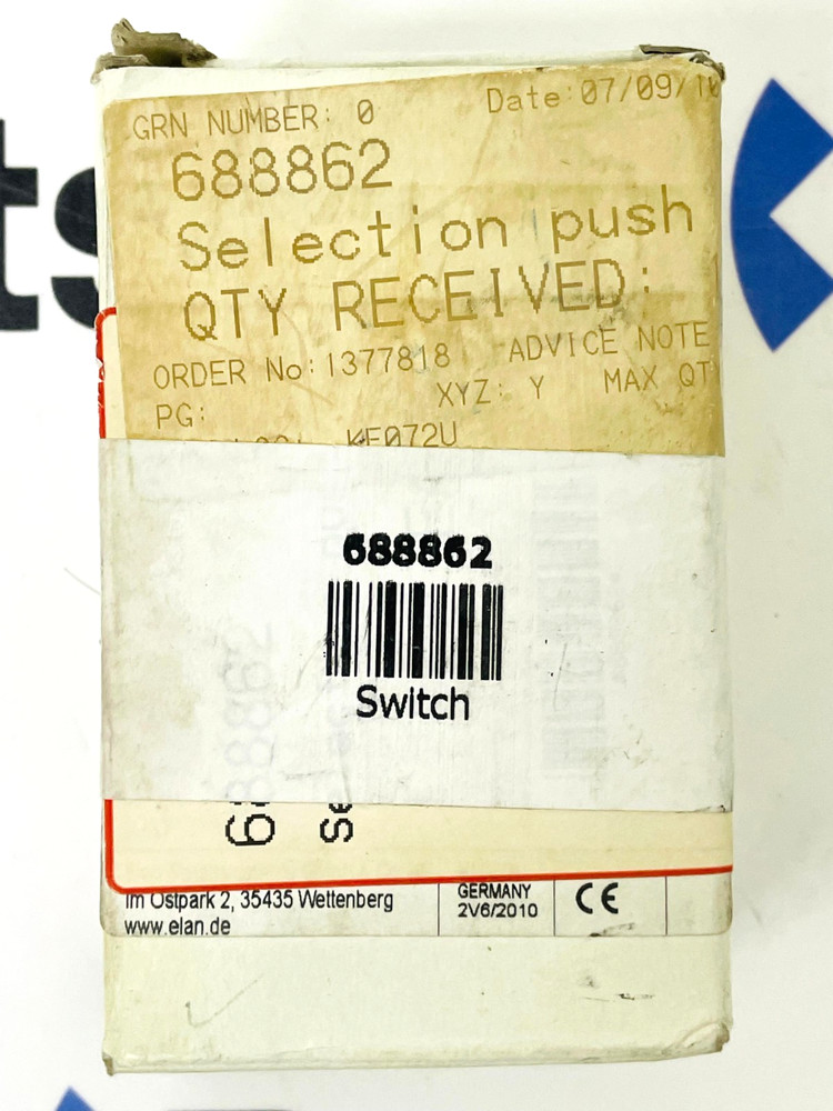 ELAN 688862 Selector Switch