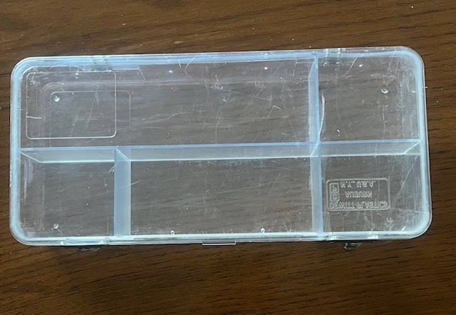 Vintage IBM branded storage cases, plastic coplymer, snap closures, hinged