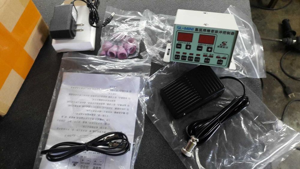 Time Pulse Controller+ Ears+Pedal Mini Welding Machine to Cold Welding Machine