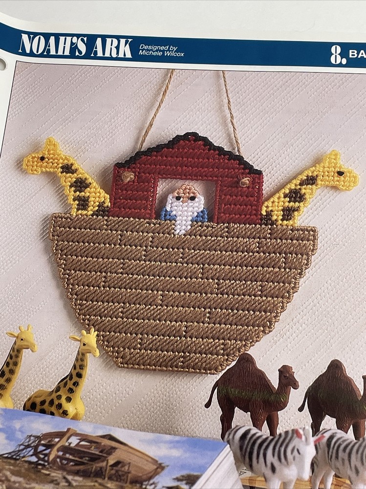 Annie's Attic Noah's Ark Wall Hanging Plastic Canvas Pattern