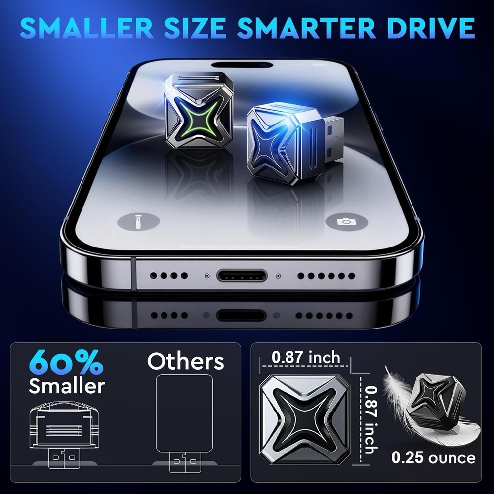 Wireless CarPlay Adapter with Button Control, 5s Fast Auto-Reconnect