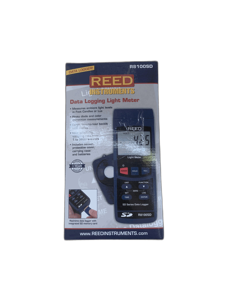 REED Instruments Light Meter, Datalogger