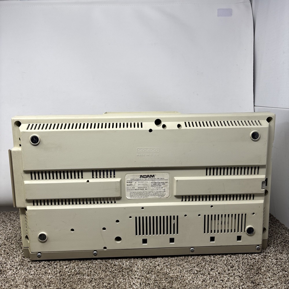 Coleco ADAM CPU ONLY Computer Cassette Drive ColecoVision System Working!