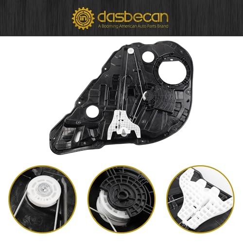 Rear Right Side Power Window Regulator with Panel Compatible with Kia Optima