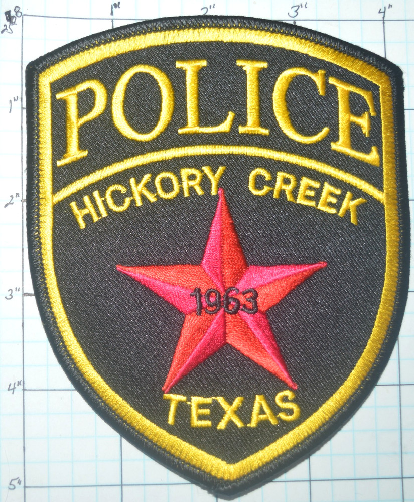 TEXAS, HICKORY CREEK POLICE DEPT PATCH