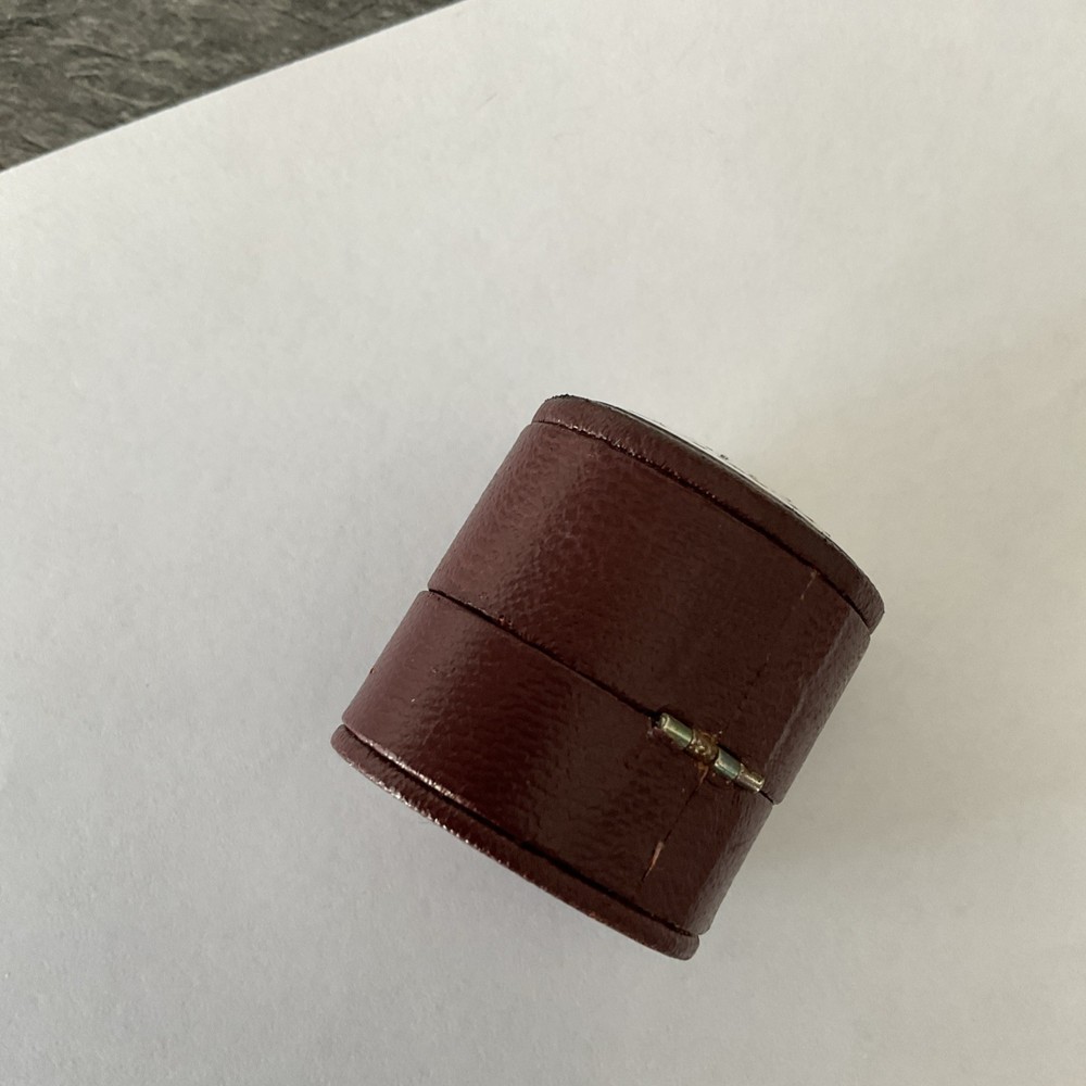 Small Silver Top Ring Box Edinburgh Hallmark