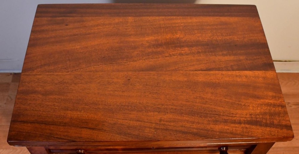 1880s Antique Empire Mahogany work table / side table