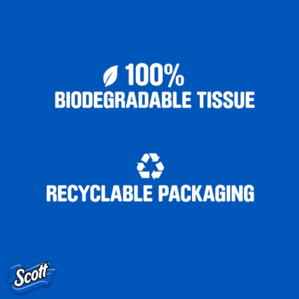 Scott Rapid-Dissolving Toilet Paper, 12 Regular Rolls