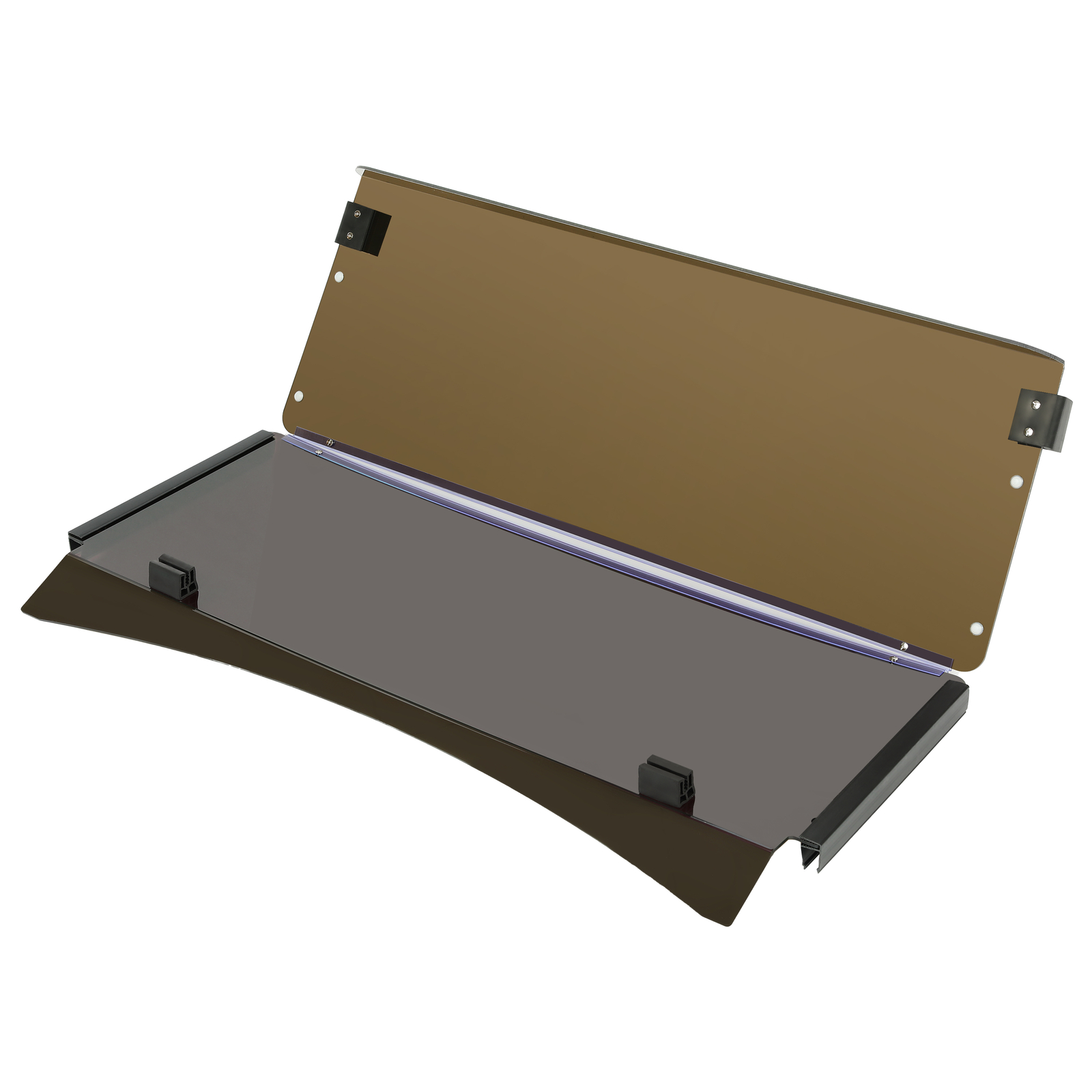 For 2014 + EZGO TXT Golf Cart Fold Down Folding Tinted Windshield W/ Hardware