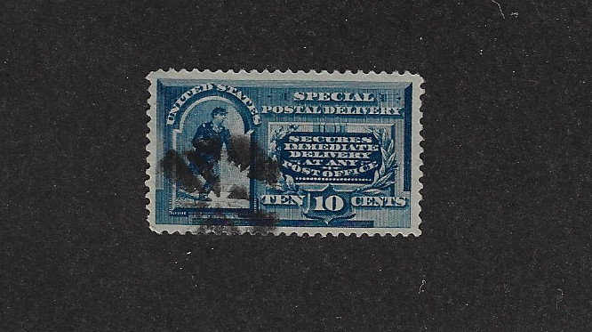 US Scott E2, Used,  Very Fine, SCV $45.00