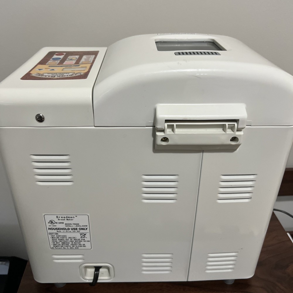 Tested Breadman TR888 Corner Bakery 2lb Programmable Bread + Dessert Maker