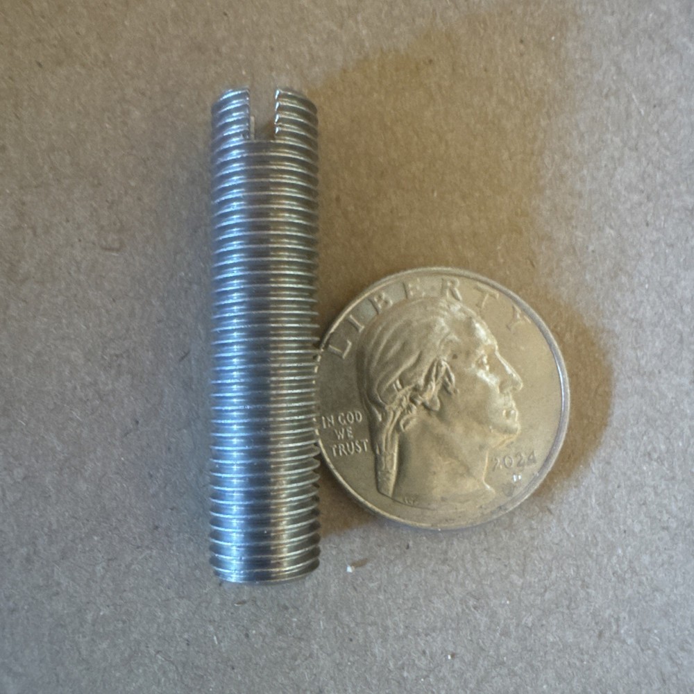 10 Pieces Wall Self Locking Thread Insert, 3/8"-24 1.5in