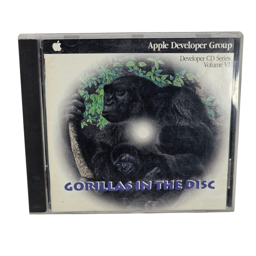 1991 Apple Developer CD “Gorillas in the Disc” Vol VI  Vintage Mac Software