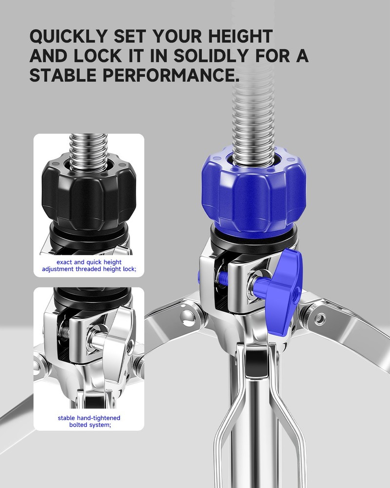 Donner Saddle Drum Throne, Drum Stool with Thickened Memory Foam Ergonomic Seat