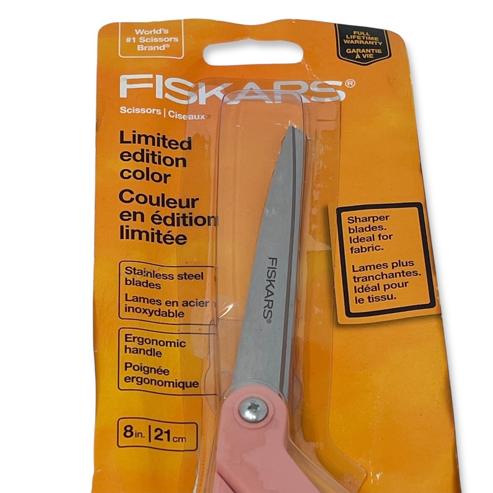 Fiskars Scissors, Titanium Non-Stick & Limited Edition, Multi-Color Set, 4 Pcs