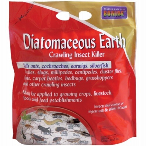 Bonide 121 5Lb Diatomaceous Earth Bed Bug Flea Ant Crawling Insect Killer 2 Pack