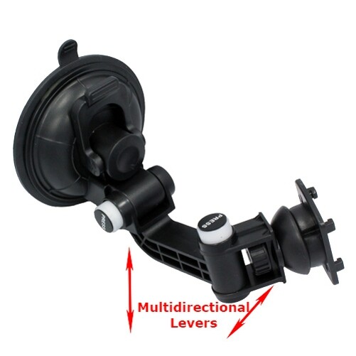 For Galaxy Tab S7/S8/S9 Dash Car Mount Windshield Holder Rotating Cradle