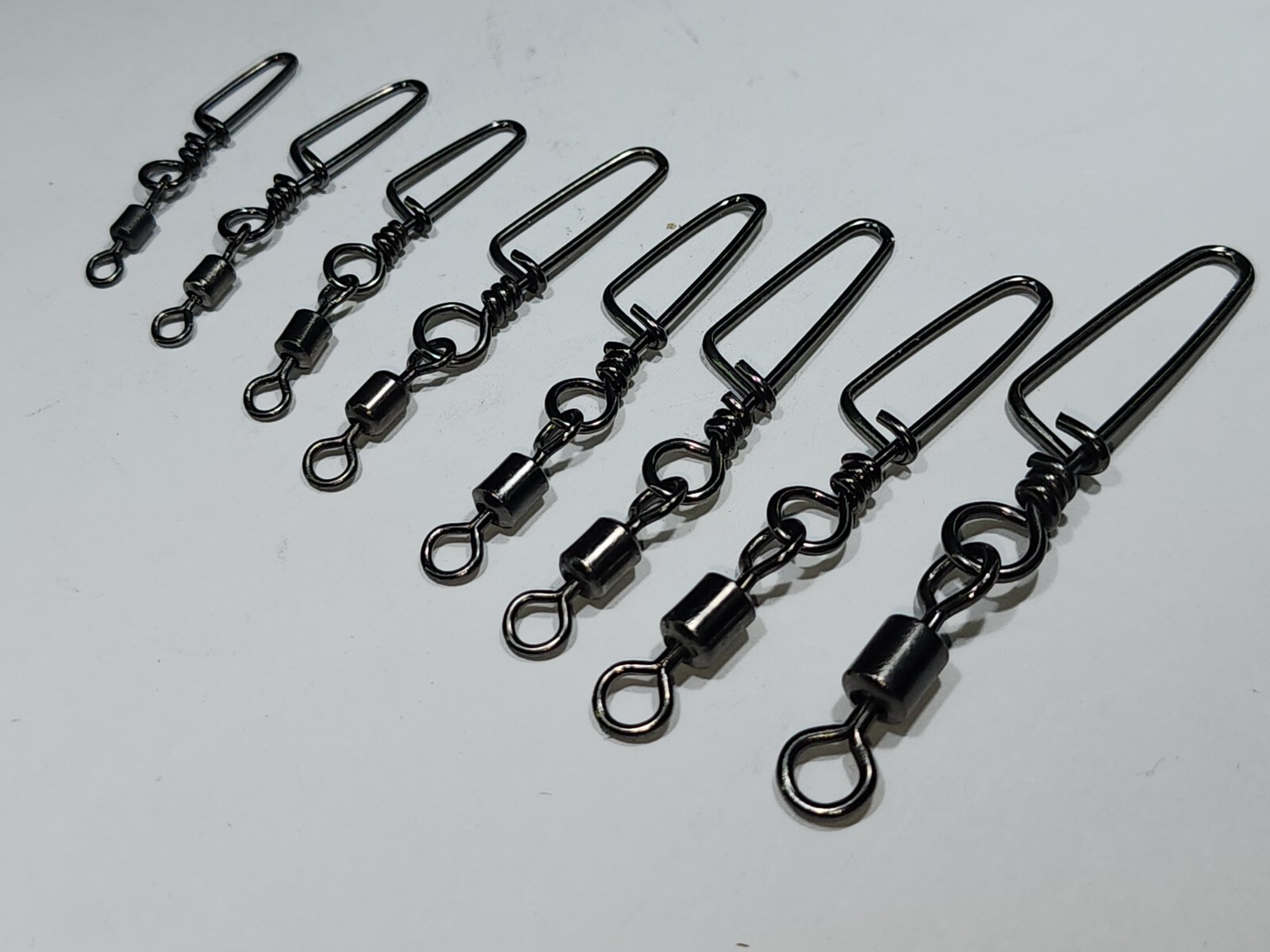 Coastlock Rolling Fishing Snap Clip Swivel 50 pcs size 2/0 to 6