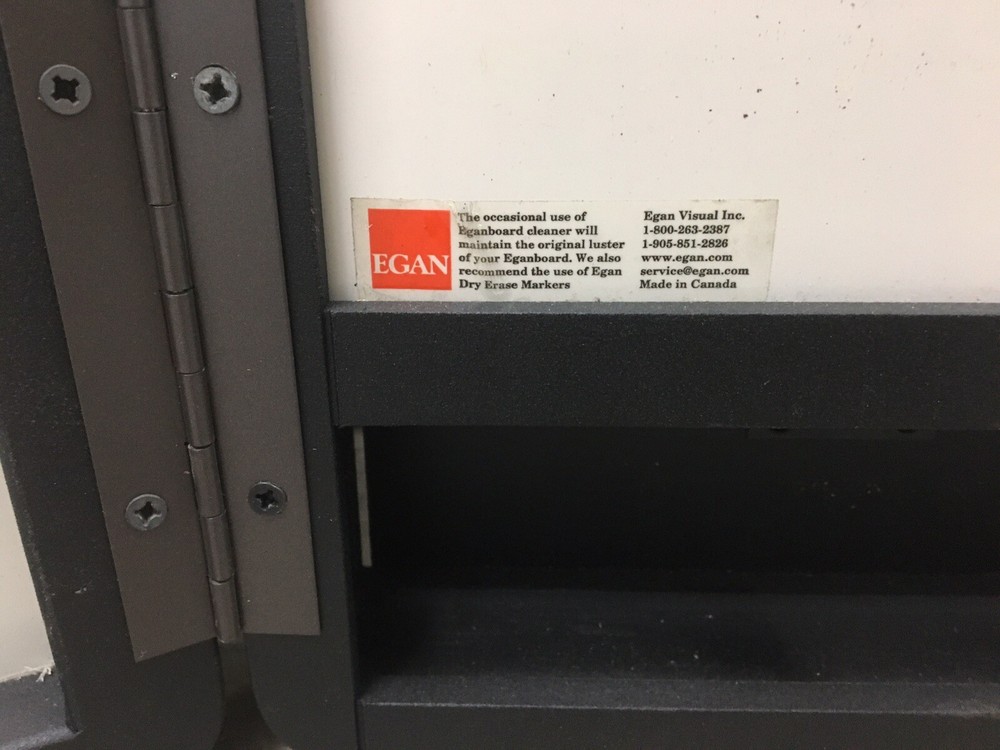 Eganboard Dry Erase Cabinet With Pull Down Screen