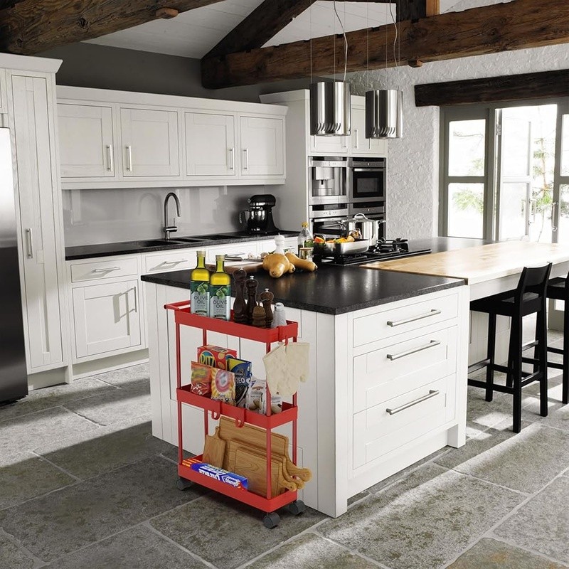 Narrow Space Storage Organizer Utility Shelf W/ Hooks Kitchen Laundry Bathroom