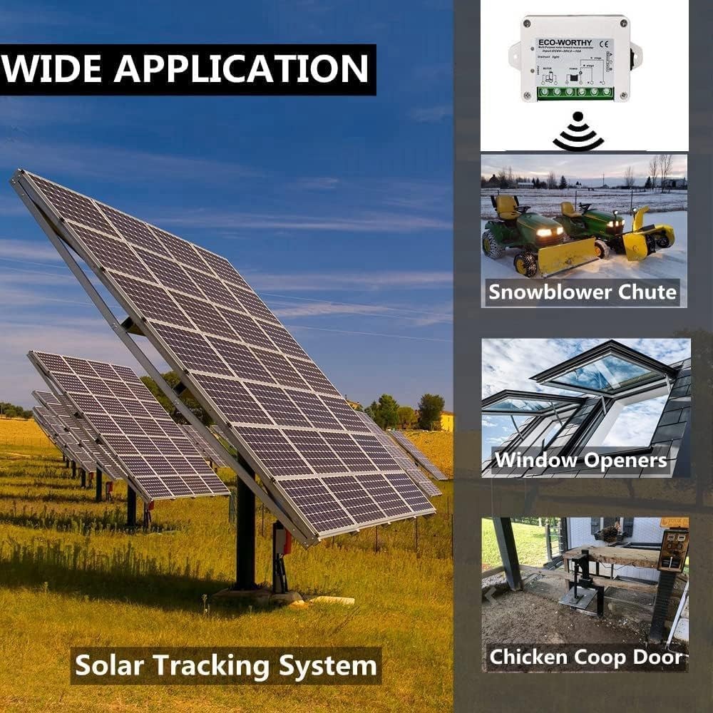 ECO-WORTHY Linear Actuator Motor Controller, Remote Positive Inversion Control K