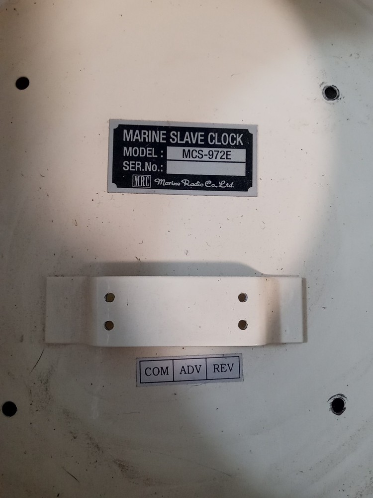 Marine Radio Co., Ltd. Clock